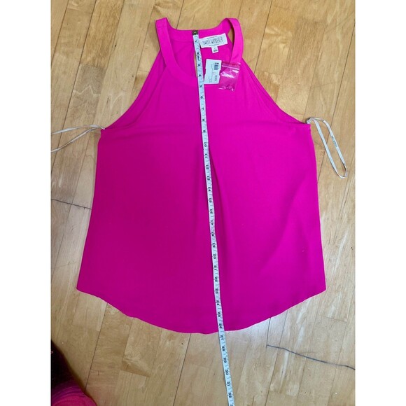NWT Sweet Wanderer High Neck Sleevless Top in Fuchsia, Size Large - Picture 7 of 8
